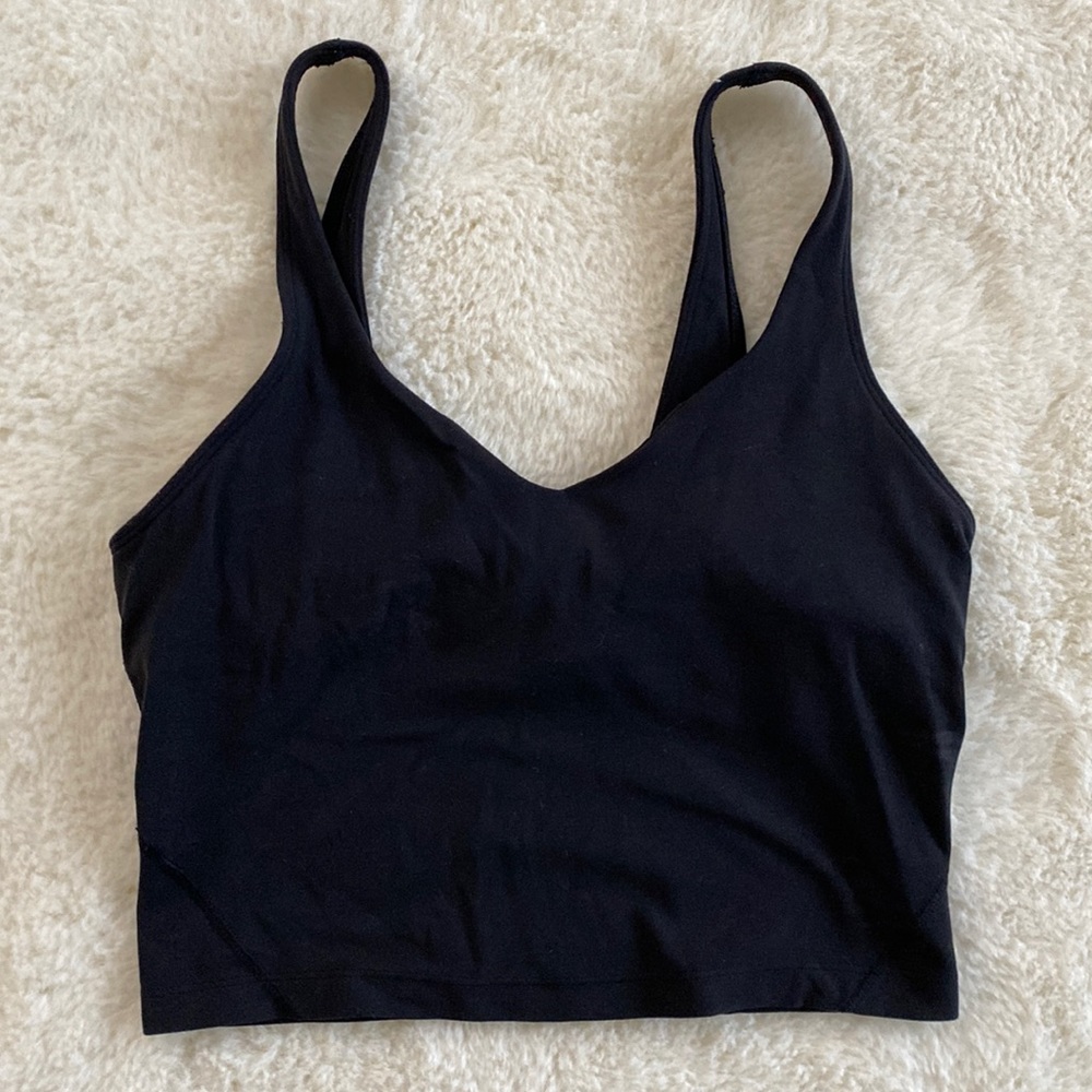 ❤️ Lululemon Original Align Tank Size 6 Black First Release